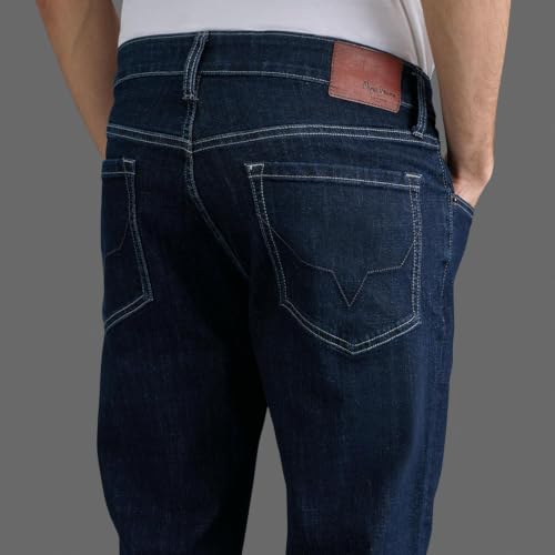 Pepe Jeans Men Medium Wash Stretchable Bootcut Jeans