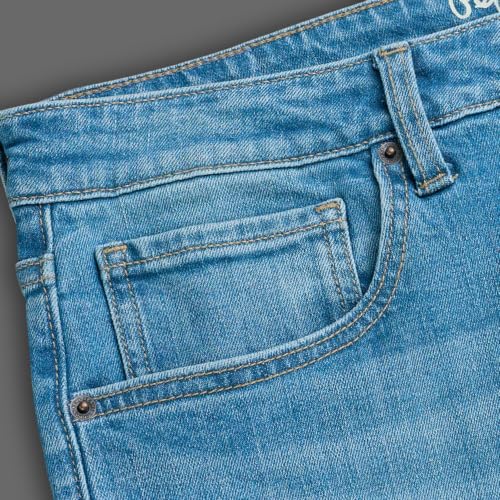 Pepe Jeans Men Light Wash Stretchable Bootcut Jeans