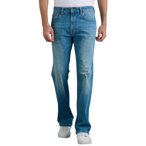 Pepe Jeans Men Light Wash Stretchable Bootcut Jeans