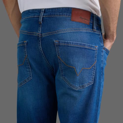 Pepe Jeans Men Medium Wash Stretchable Jeans