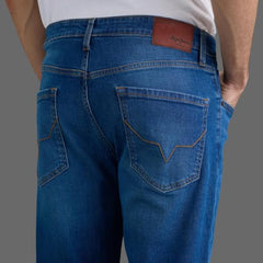 Pepe Jeans Men Medium Wash Stretchable Jeans