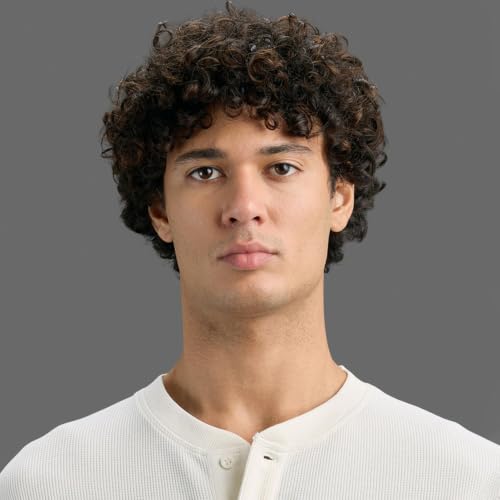 Men Ecru Slim Fit Henley T-Shirt