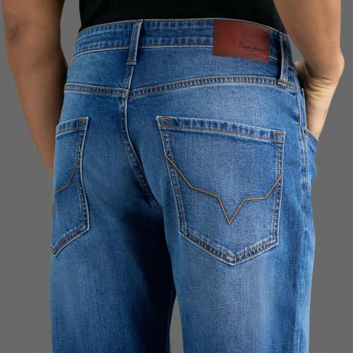 Pepe Jeans Men Medium Wash Stretchable Jeans