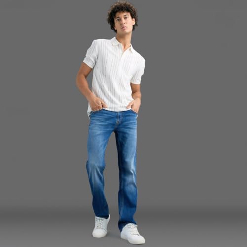 Pepe Jeans Men Medium Wash Stretchable Jeans