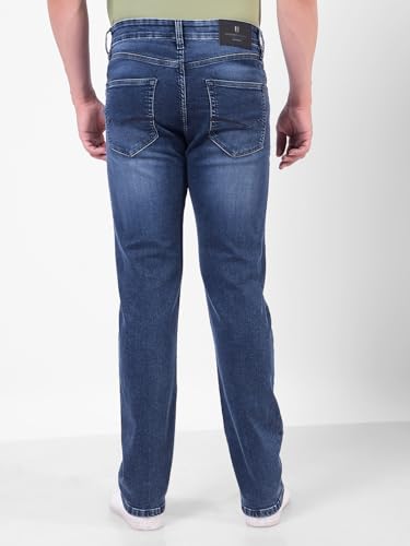 Numero Uno Men's Slim Jeans (NMJNRA4083_Dark Blue
