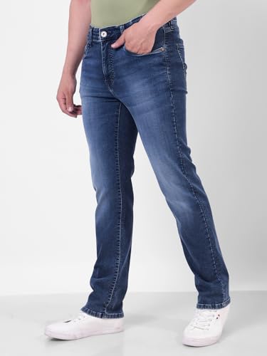 Numero Uno Men's Slim Jeans (NMJNRA4083_Dark Blue