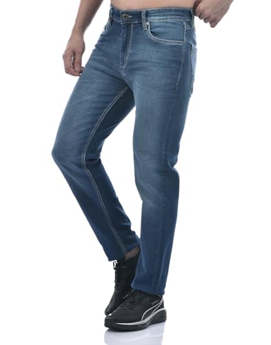 Numero Uno Men's Slim Jeans (NMJNEA909 Mid Blue