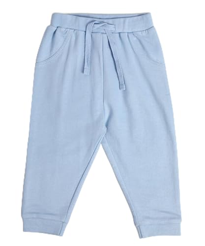 Baby Knitted Cotton Jogger, Pack of 1, Blue (3-4Y)