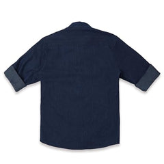 CAVIO Boys Blue Denim Casual Shirt with T-Shirt