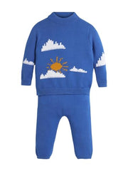 Bright & Sunny Cotton Sweater & Joggers Set