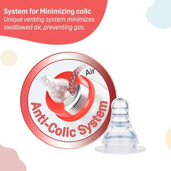 Pigeon Peristaltic Silicone Nipple LL Y-Cut | for 12+ Month Babies | BPA & BPS Free | Natural Feeding Motion | Pack of 2