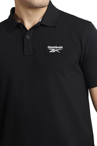 Reebok Men Polo Shirt Black