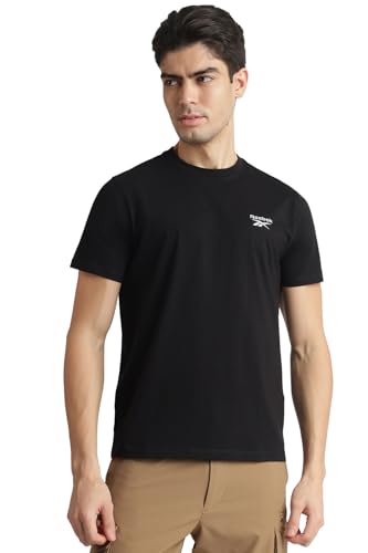 Reebok Men T Shirt Black