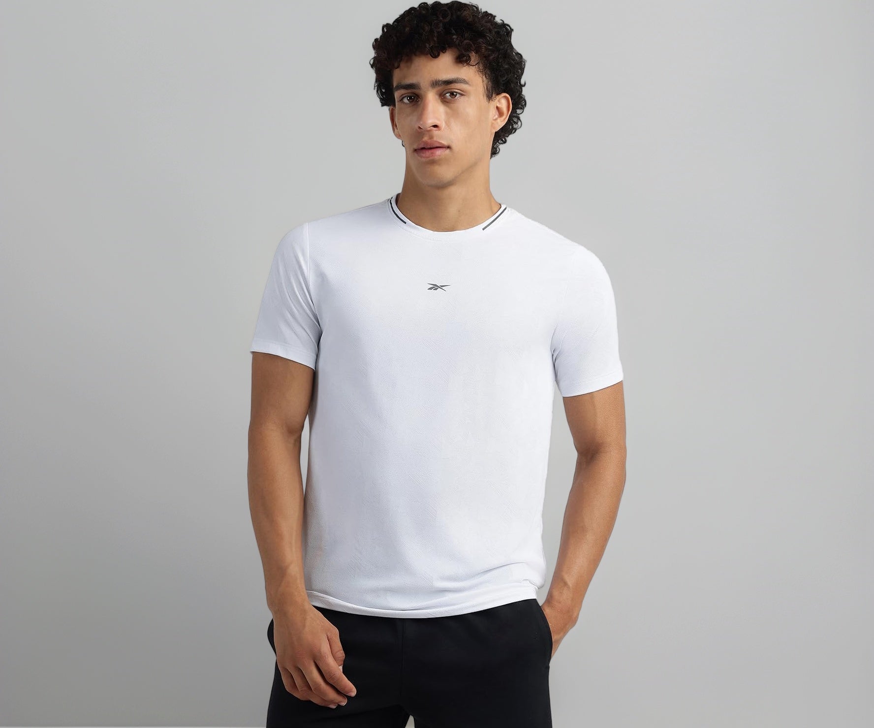 Reebok Men T Shirt White