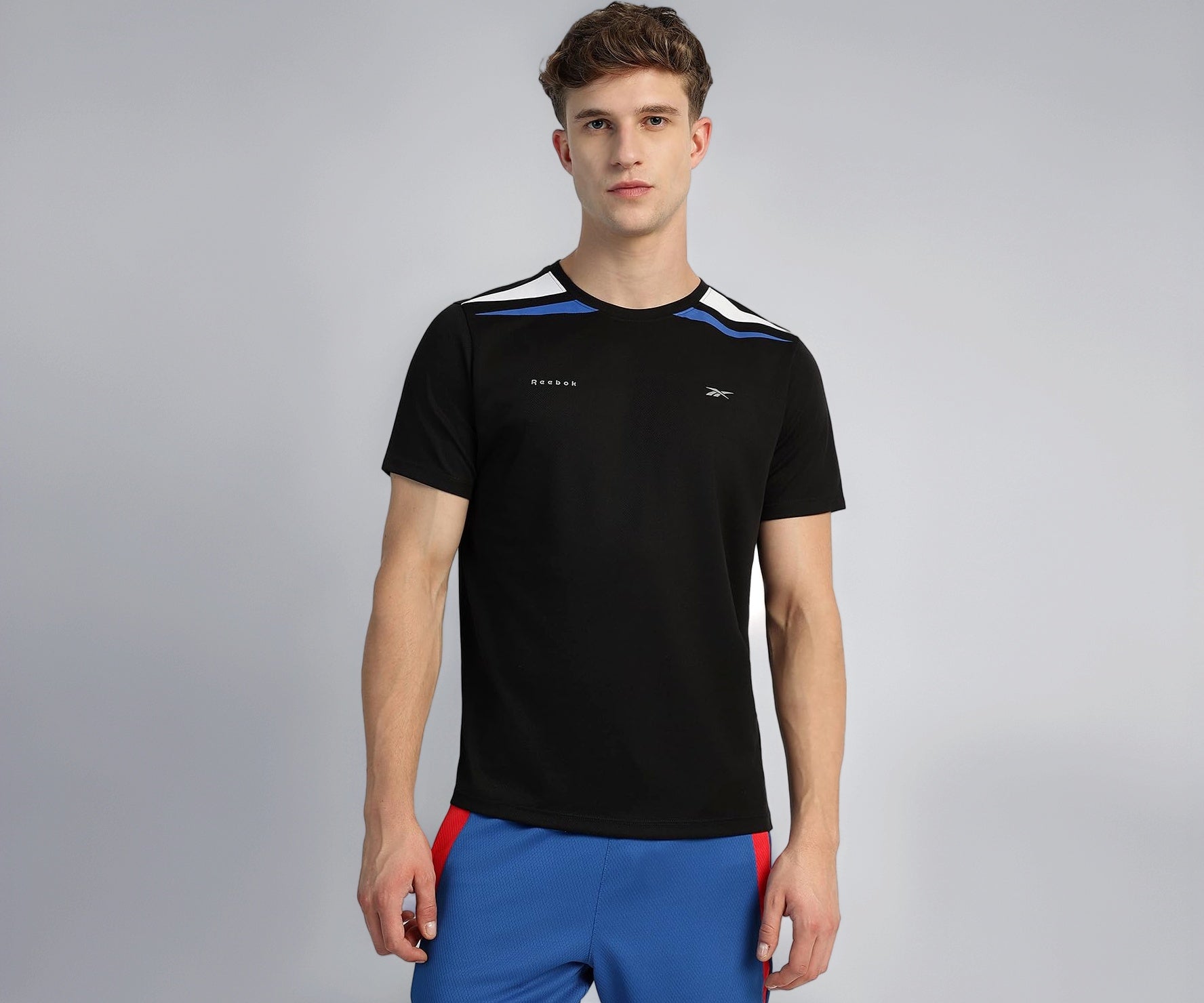 Reebok Men T Shirt Black
