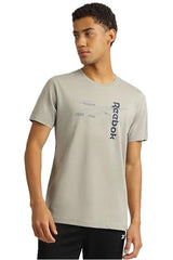 Reebok_Men's_Regular Fit_Lifestyle T Shirt 4 E_Limestone_Size_2XL_Tshirt