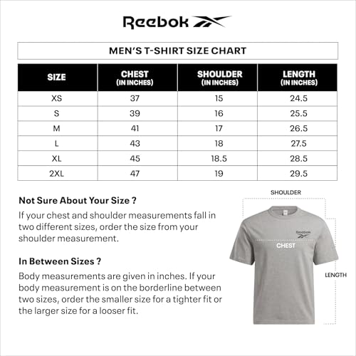 Reebok Men's Regular Fit T-Shirt (EMLC4_Highrise