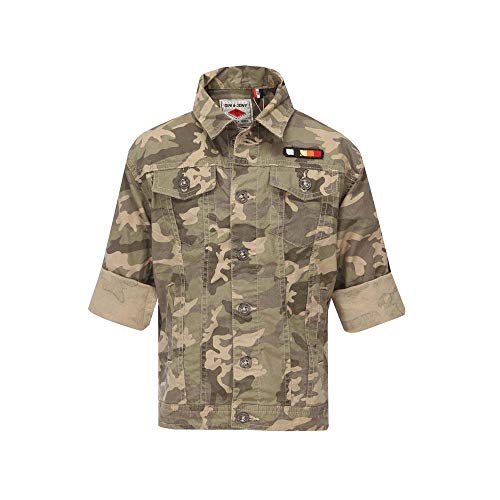 Gini & Jony Baby Boy's Regular fit Jacket (121246510911 C715_Chive_12-18 Months)