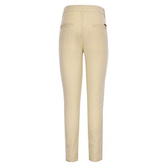 Gini & Jony Boys 4 Pocket Solid Trousers (Beige_9-10 Years)