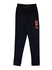 Gini & Jony Solid Cotton Regular Fit Boys Track Pants (S21GJB501C672DA005,Dark_Blue,26)