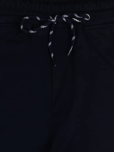 Gini & Jony Solid Cotton Regular Fit Boys Track Pants (S21GJB501C672DA005,Dark_Blue,26)