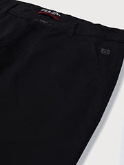 Gini & Jony Boys Black Solid Woven Trouser Fixed Waist 5-6 Years