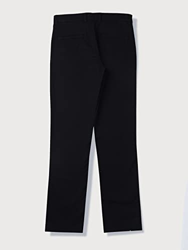 Gini & Jony Boys Black Solid Woven Trouser Fixed Waist 6-7 Years