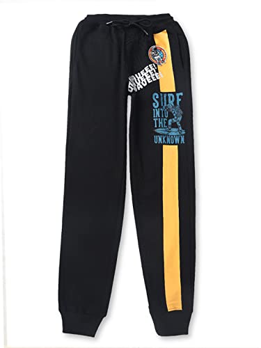 Gini & Jony Boys Black Track Pant 8-9 Years