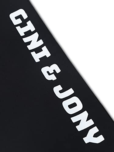 Gini & Jony Boys Black Track Pant 8-9 Years