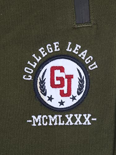 Gini & Jony Boys Olive Solid Track Pant 2-3 Years