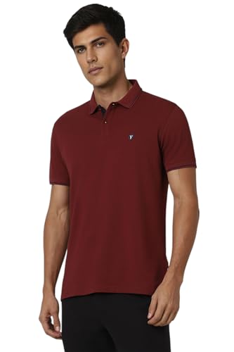 White Van Heusen men's long-sleeve T-shirt with a crew neck, displayed on a flat surface.