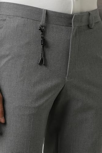 Van Heusen Men's Slim Casual Pants (VDTFESLF039382_Grey