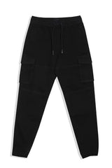 Allen Solly Boy's Regular Track Pants (ABTFECRF606446_Black