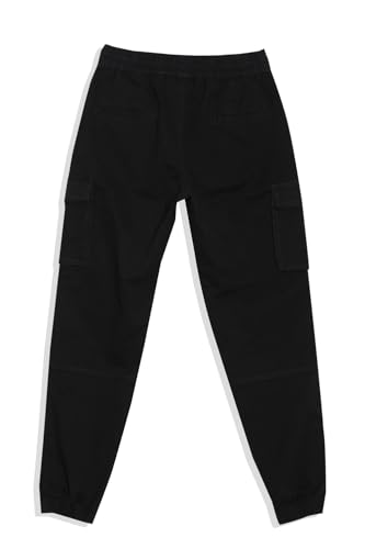 Allen Solly Boy's Regular Track Pants (ABTFECRF606446_Black