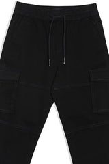 Allen Solly Boy's Regular Track Pants (ABTFECRF606446_Black