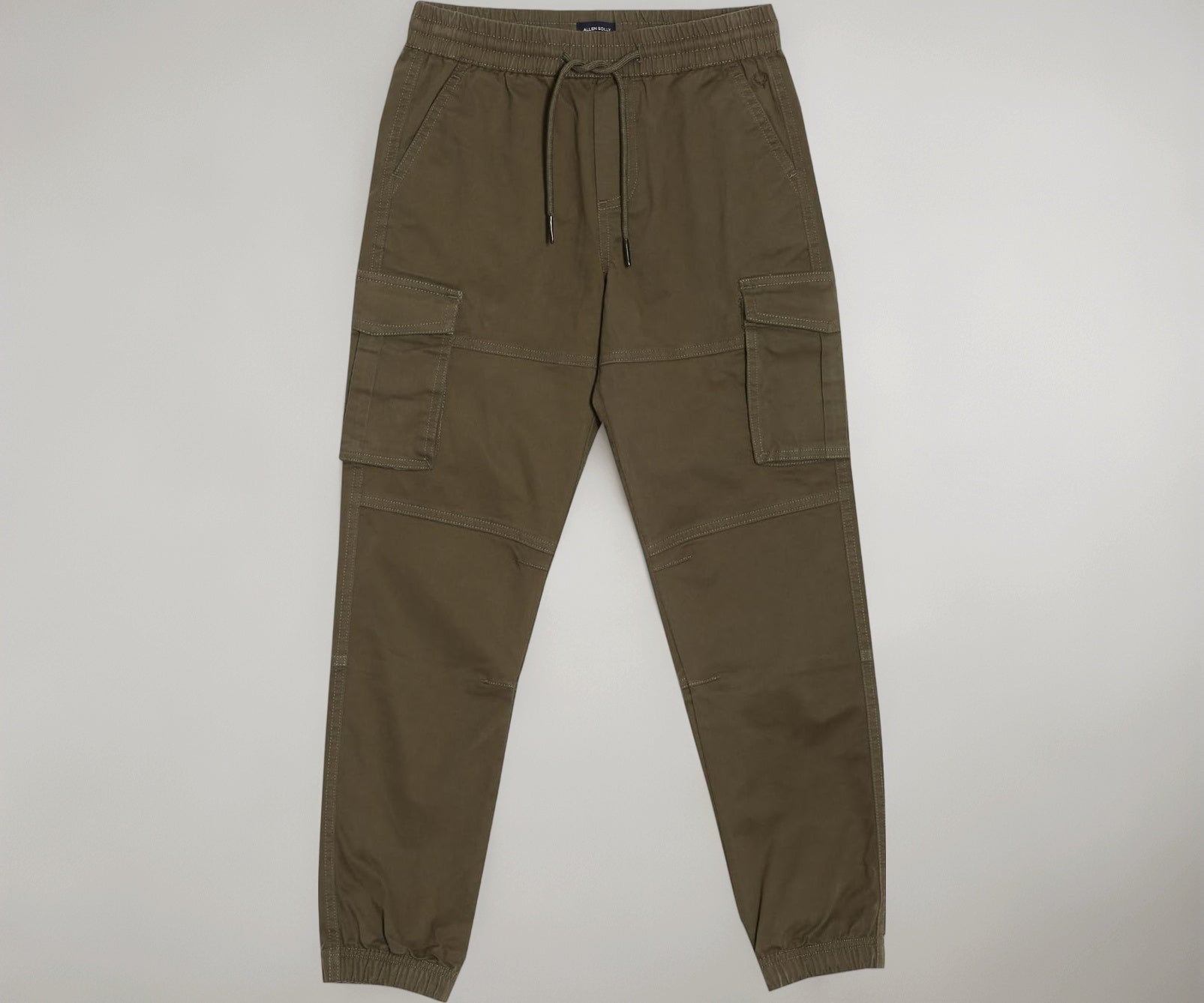 Allen Solly Boys Olive Regular Fit Solid Jogger Pants
