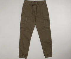 Allen Solly Boys Olive Regular Fit Solid Jogger Pants