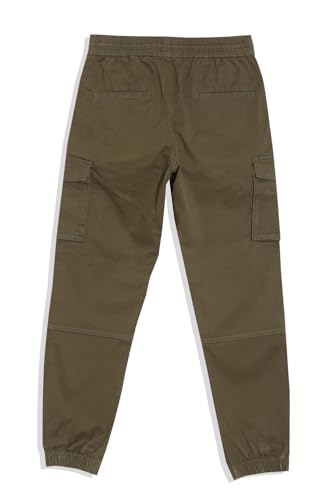 Allen Solly Boys Olive Regular Fit Solid Jogger Pants