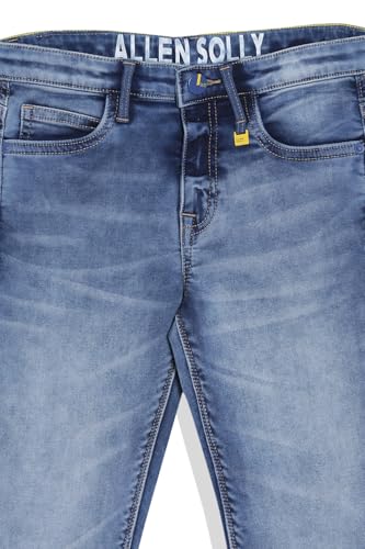 Allen Solly Boy's Slim Jeans (ABDNESLF156321_Blue