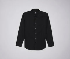 Allen Solly Boys Black Slim Fit Textured Casual Shirt
