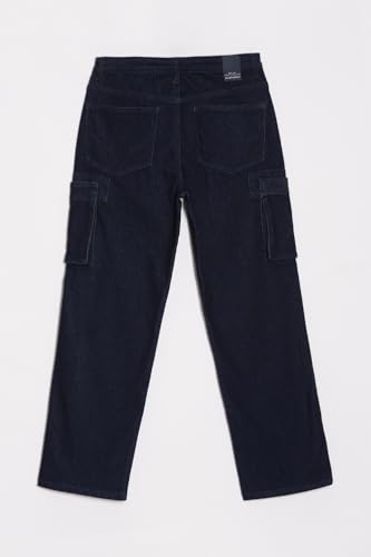 Allen Solly Boy's Regular Jeans (ABDNESGF429712_Navy