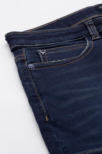 Allen Solly Boy's Slim Jeans (ABDNESLFG30902_Navy