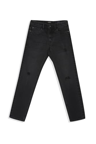 Allen Solly Boy's Slim Jeans (ABDNESLFN15517_Black