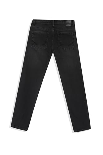 Allen Solly Boy's Slim Jeans (ABDNESLFN15517_Black
