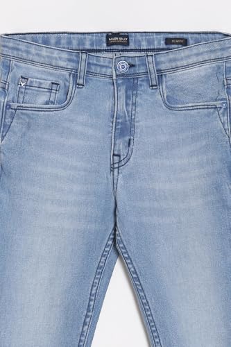 Allen Solly Boy's Slim Jeans (ABDNESLFY29246_Light Blue