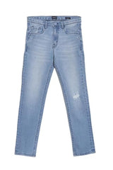 Allen Solly Boy's Slim Jeans (ABDNESLFY29246_Light Blue