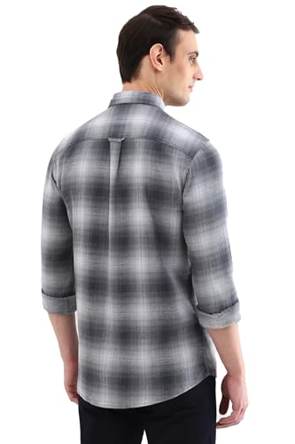 Allen Solly Men's Regular Fit Shirt (ALSFACUFP87920_Grey