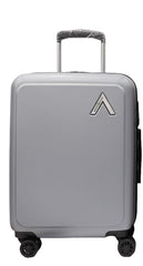 Aristocrat Chromium Cabin 55 Cm(Small) 8 Wheels Trolley Bags for Travel Hard Case Luggage, Lightweight Bag with Combination Lock & Robust Trolley with 5 Years Warranty (Cool Grey) - Goyalsons ShopMax