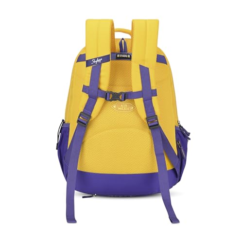 Skybags Klan Plus 37L Champs Blue Casual Backpack for Boys & Girls with 3 Compartments & Adjustable Shoulder Strap | Quick Access Front Pocket | Pencil Pouch | Perfect for School & Travel - Unisex