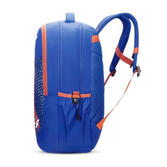Skybags Klan Plus 37L Cricket Blue Casual Backpack for Boys & Girls with 3 Compartments & Adjustable Shoulder Strap | Quick Access Front Pocket | Pencil Pouch | Perfect for School & Travel - Unisex